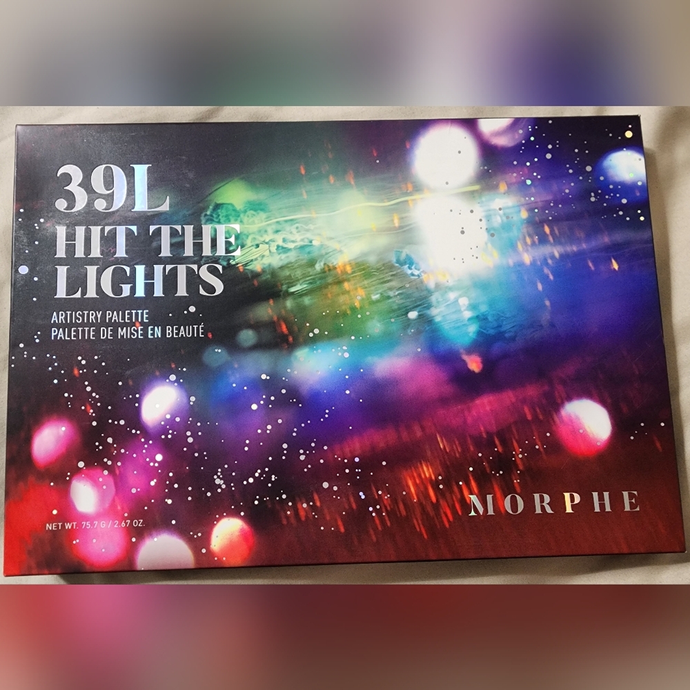 Morphe 39L Hit The Lights Palette with Vibrant Hues